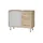 Möbel Kraft Waschbeckenunterschrank 66 x 58 x 29,5 cm Eiche