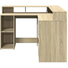 vidaXL Schreibtisch Sonoma Eiche braun