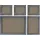 MCW Bilderrahmen grau 21x26 cm 3er Set