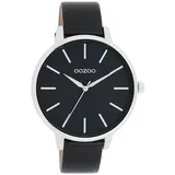 Oozoo C11293 Schwarz Lederband 42 mm - Schwarz