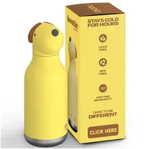 ASOBU Bestie Animal Thermosflasche mit Strohhalm 460 ml