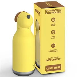 ASOBU Bestie Animal Thermosflasche mit Strohhalm 460 ml