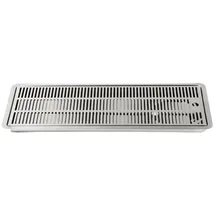 BieTal Einbau Tropfschale 15 x 22 cm Edelstahl