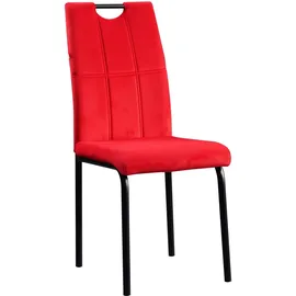 Hti-Living Esszimmerstuhl Denton Velvet Rot
