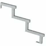 Plus Außentreppe Kiefer/Feuerverzinkt 3 Stufen 120 cm breit