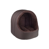 amiplay Hundehütte Aspen, Hundehöhle/Katzenhöhle Oval ASPEN braun L 44 | 44 y x 46 h cm