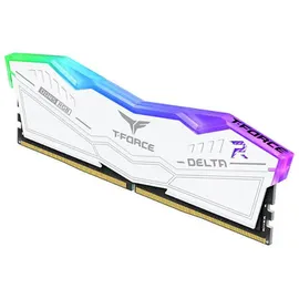 Team TeamGroup T-Force DELTA RGB weiß DIMM Kit 32GB, DDR5-6000, CL38-38-38-78 (FF4D532G6000HC38ADC01)