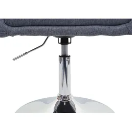 Mendler Esszimmerstuhl HWC-F19 Stoff dunkelgrau