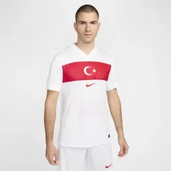 Türkei 2024/25 Stadium Home Nike Replica Fußballtrikot mit Dri-FIT-Technologie für Herren - Weiß, XS