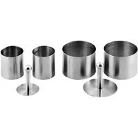 Weis Dessertringe Set 4 inkl. Drücker,