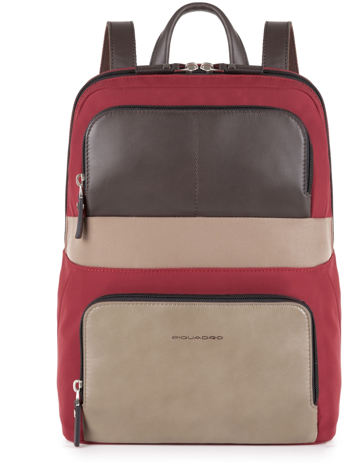 Piquadro Michael Kleiner Rucksack mit Laptopfach 11" bordeaux