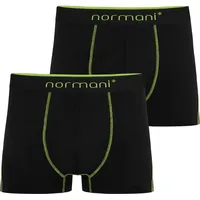 Normani Boxershorts Stanley grün/schwarz XL 2er Pack