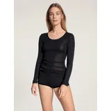 CALIDA Langarmshirt in schwarz | Gr.: M