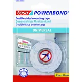 Tesa UNIVERSAL 58565-00001-00 Montageband tesa® Powerbond Weiß (L x B) 1.5m x 19mm 1St.