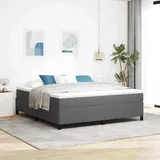 vidaXL Boxspringbett 180 x 200 cm Hellgrau