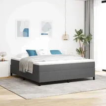 vidaXL Boxspringbett 180 x 200 cm Hellgrau