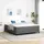 vidaXL Boxspringbett 180 x 200 cm Hellgrau