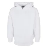 URBAN CLASSICS Boys Blank Hoody in Weiß, Größe 134-140