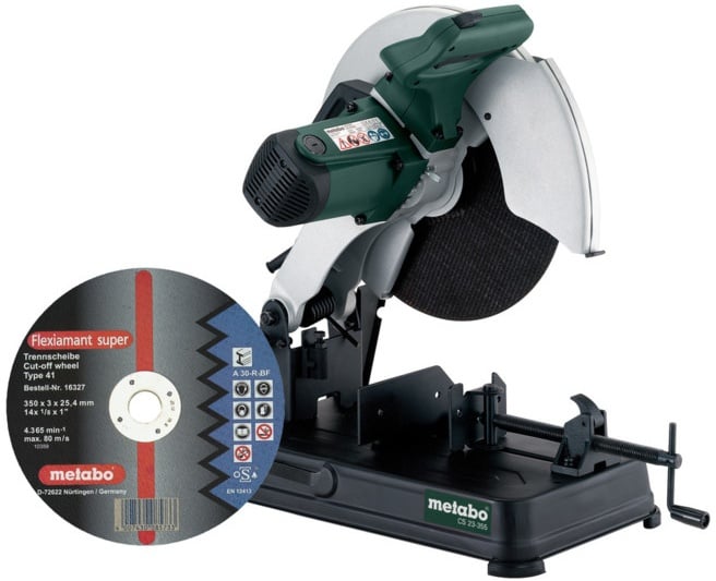 Metabo Metalltrennschleifer CS 23-355 Set mit Trennscheibe Flexiamant Super; Karton