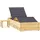 furnicato Garten-Sonnenliege 198 x 90 x 30-75 cm Anthrazit