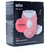 Braun Silk-épil 3-277 weiß/rosa