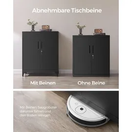 Songmics Aktenschrank 80 x 0 x 0 schwarz