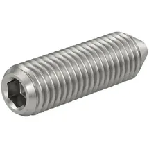 Hörger & Geßler Gewindestift DIN 913 Kegelkuppe M6 x 30 200 Stück