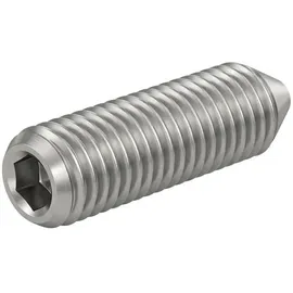 Hörger & Geßler Gewindestift DIN 913 Kegelkuppe M6 x 30 200 Stück