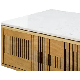 MASSIVMOEBEL24.DE Couchtisch Mango hellbraun geölt 120 x 60 x 45 cm