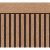A.S. Création Vliestapete Wallpanel Holz 5 m x 1,06 m Braun/Schwarz 397444