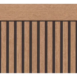 A.S. Création Vliestapete Wallpanel Holz 5 m x 1,06 m Braun/Schwarz 397444