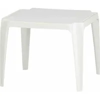PROGARDEN Tavolo Kindertisch 50 x 50 x 44 cm weiß