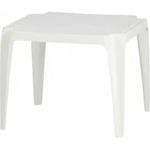 PROGARDEN Tavolo Kindertisch 50 x 50 x 44 cm weiß