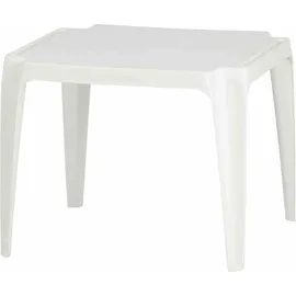 PROGARDEN Tavolo Kindertisch 50 x 50 x 44 cm weiß
