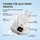 Viesta Viesta® Powerbank 20.000 mAh Weiß – 22,5W Schnellladen, PD20W – integrierte Kabel Usb-c- & Lightning), Usb-a, Usb-c Lcd-display, LED-Taschen... - Weiß