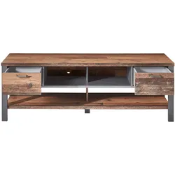 Innostyle Cardiff Medienbank Holzwerkstoff Used Style Optik Dark 189x58x50 cm - Used Style Dark
