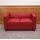 MCW 3-2-1 Couchgarnitur Lille ~ Leder, rot