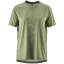 Gonso Radtrikot Trail Jersey W Damen Fahrradtrikot kurzarm, lässiges MTB-Shirt, Quick-Dry, Slim fit grün 36 EU