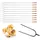GarPet Grillspieß 100 cm rostfrei schwarz 10er Set
