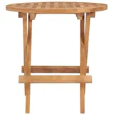 vidaXL Gartentisch Klappbar 61,5 x 54,5 x 11 cm Braun