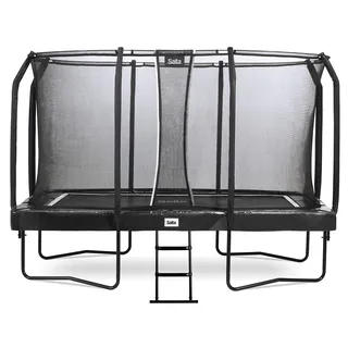 Salta First Class 214 x 366 cm inkl. Sicherheitsnetz und Leiter schwarz