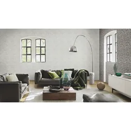 Rasch Textil Vliestapete 10,05 m x 0,53 m 407341 Grau/Silber