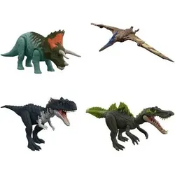 MATTEL HDX17 „Jurassic World: Ein neues Zeitalter“ Roar Strikers mittelgroße Dinosaurierfigur, sortiert