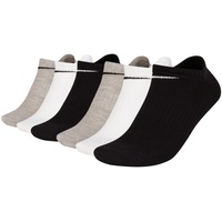 Nike Socken 6er Pack in Weiß/Schwarz/Grau 34-38