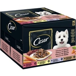 Cesar Feines im Frischebeutel in Sauce Multipack 24x100g