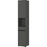 Germania Lemont Hochschrank 33 x 181 x 34 cm Grau Holz