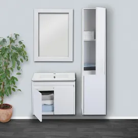 MCW Wandspiegel MCW-L86 72 x 52 cm Weiß