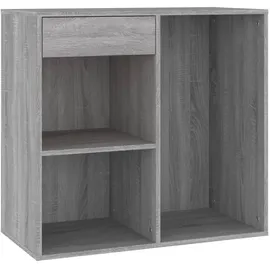 vidaXL Kosmetikschrank Grau Sonoma 80x40x75 cm Holzwerkstoff
