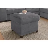sit&more Polsterhocker Montego Kunststoff 58 x 46 x 58 cm Grau
