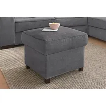 sit&more Polsterhocker Montego Kunststoff 58 x 46 x 58 cm Grau